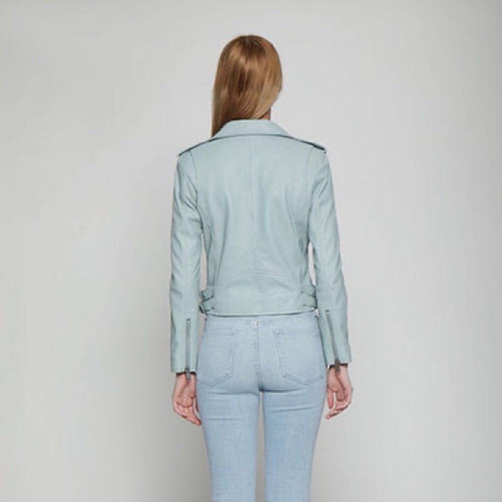 Walter Baker Leather Biker Jacket S - Picture 3 of 13